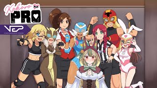 [VOD] KOKORO NO PRO Visual Novel - Let's Wrestle