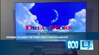 Opening To Shrek The Third 2007 Australian Dvd