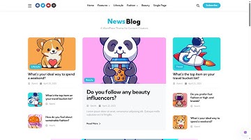 Best Wordpress Theme for BLOG Website | FREE Theme for Wordpress Blog Website