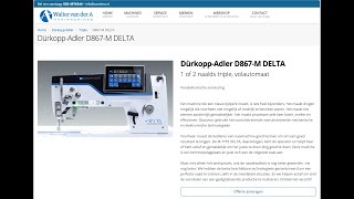 D867 Delta | Industrienaaimachines