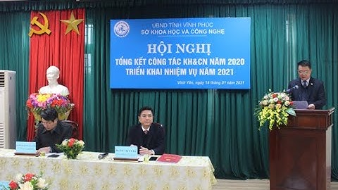 Hội nghị tổng kết công tác KH&CN, công tác xây dựng Đảng năm 2020 và triển khai nhiệm vụ năm 2021