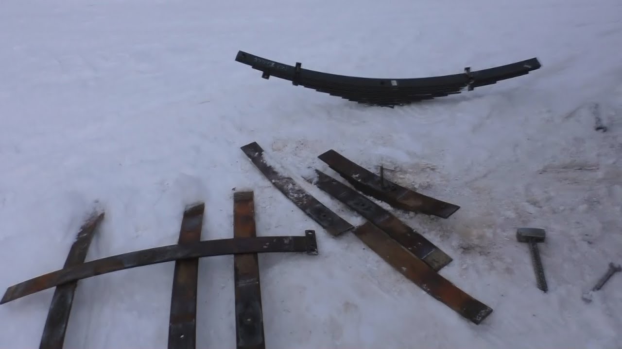 Заменил передн. рессору Урал-5557. Логан не заводится. - YouTube