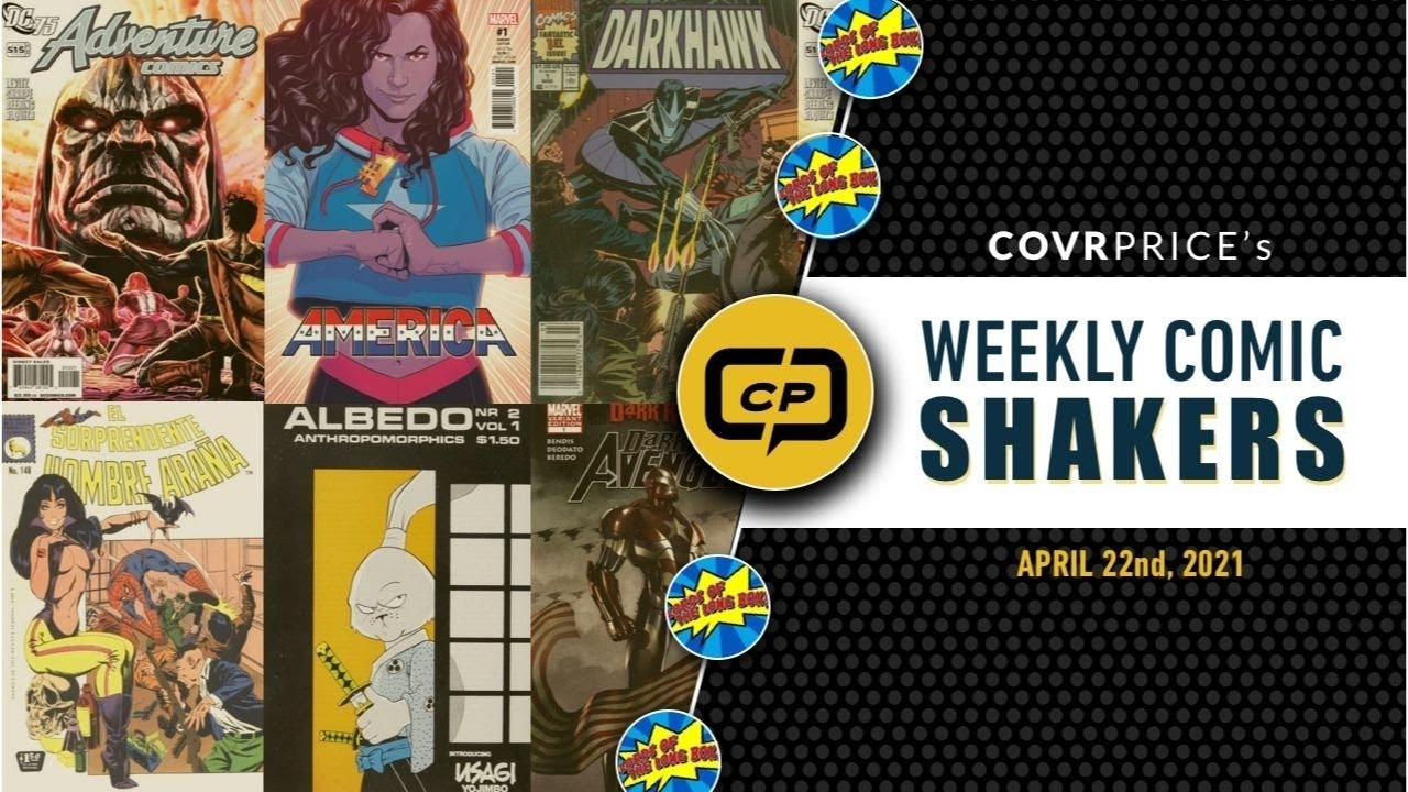 CovrPrice Top Weekly Comic Book Shakers for April 22nd 2021! YouTube