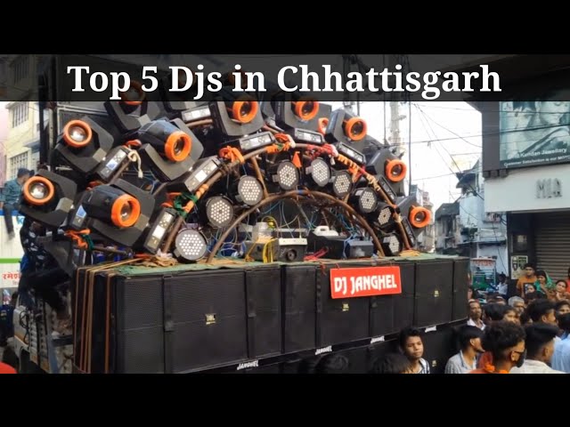 Top 5 DJs in Chhattisgarh 2021 || top 5 cg DJs || Dj power zone || Dj janghel || Dj swarmala class=