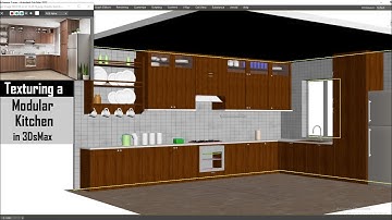 Texturing in 3dsmax I How to Texture Kitchen (Part 10)