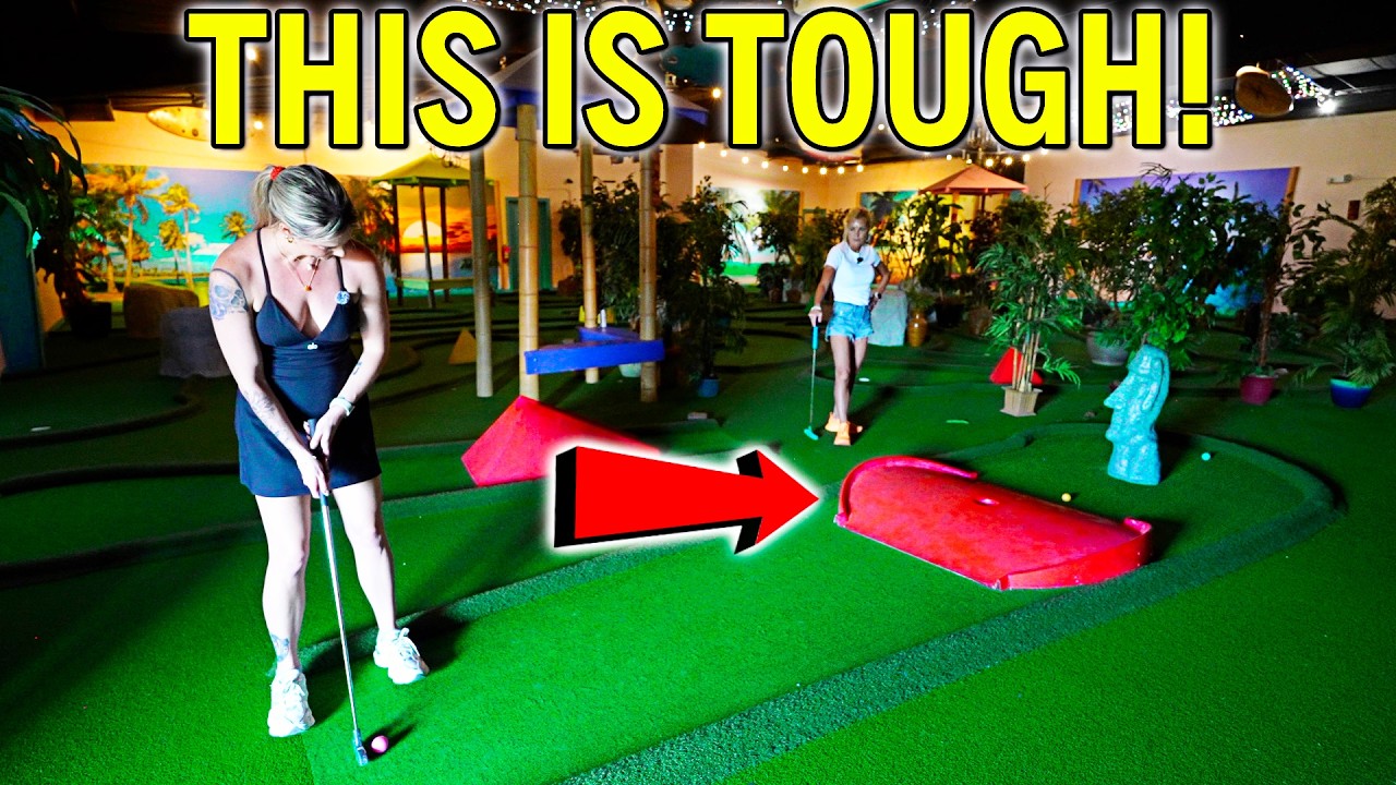 This Homemade Mini Golf Course is Surprisingly Tricky