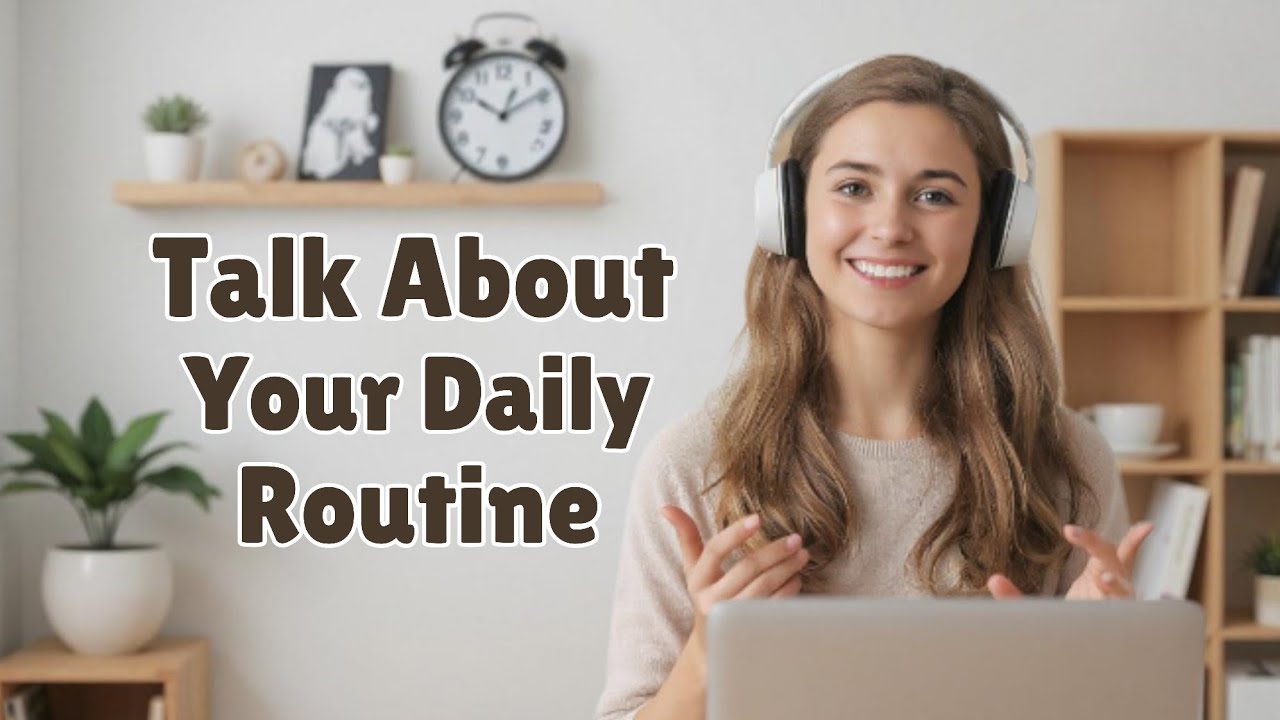 Talk About Your Daily Routine; Learn English Speaking Practice | Daily Podcast For Fluency!