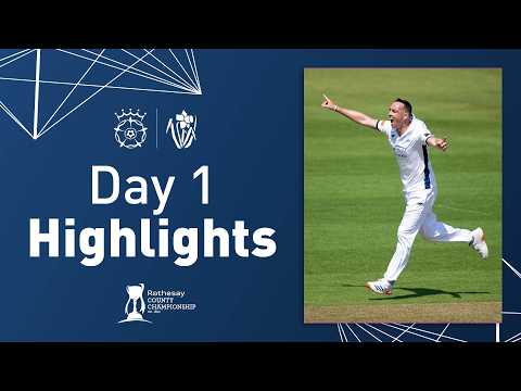 Tough Opening Day | Hampshire v Glamorgan Men  - Rothesay CC Day Two Highlights