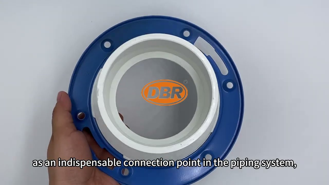 PVC Closet Flange W/Metal Ring-Epoxy Coated 