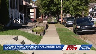 Cocaine found in trick-or-treat bag in Ingram, Allegheny County according to police chief