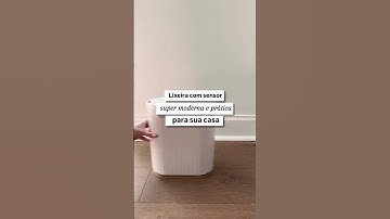 Lixeira com sensor super moderna  #shopee #achadinhos #lixeira #utilidadesdolar #achadosdasemana