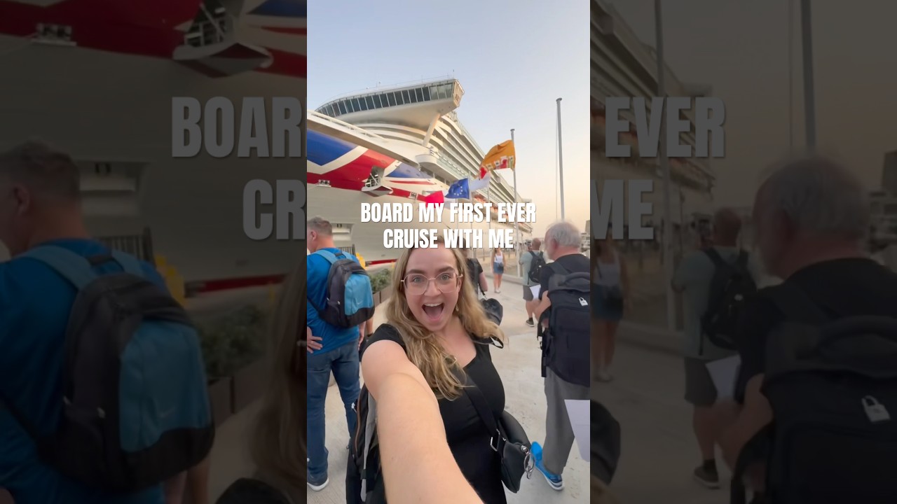 BOARD MY FIRST EVER CRUISE WITH ME | P&O Azura 