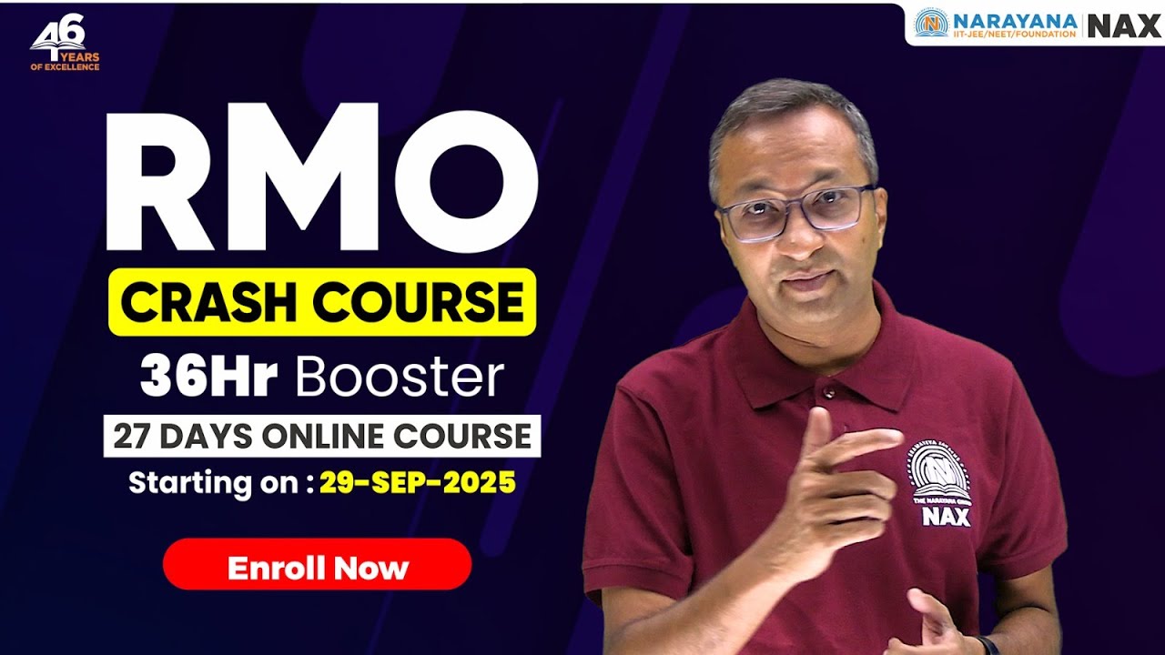 IOQM Qualified? Your RMO Success Starts Here | 36-Hour Online Crash Course by Narayana NAX