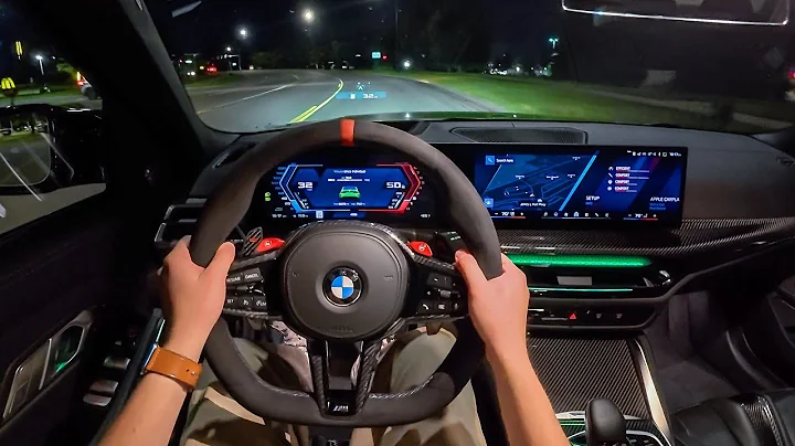 2025 BMW M3 Competition xDrive - POV Night Drive (Binaural Audio)