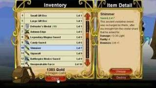 DragonFable Some of my weapons 2
