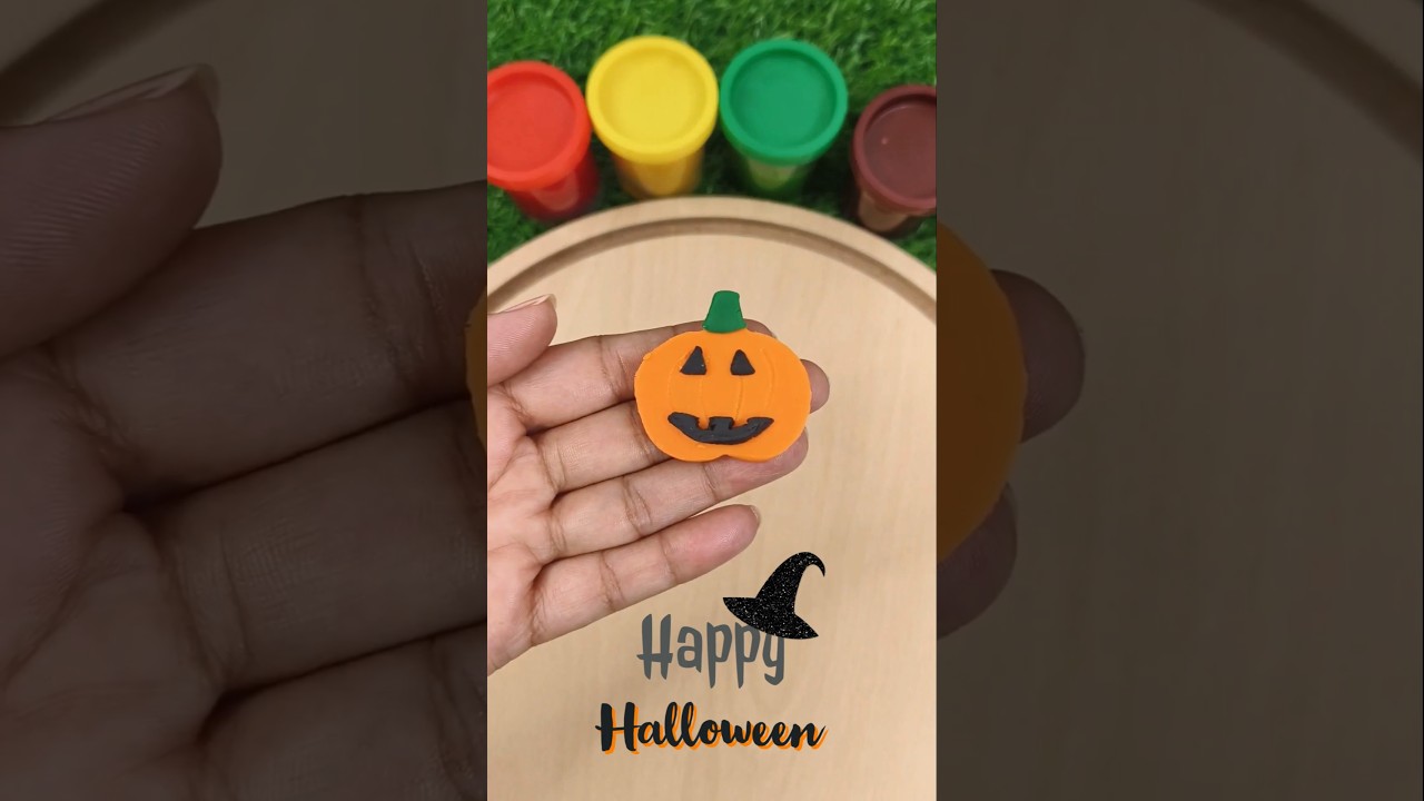 Тыква из пластилина Play-Doh для Хэллоуина 🎃 | Тыквенный кошелёк или жизнь 