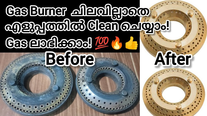 Gas Burner ചിലവില്ലാതെ എളുപ്പത്തിൽ ക്ലീൻ ചെയ്യാം|Gas ലാഭിക്കാം|Gas burner cleaning tips malayalam