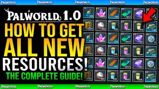 Palworld 1.0 - How To Get All NEW RESOURCES & MATERIALS EXPLAINED - Everything You Need To Know