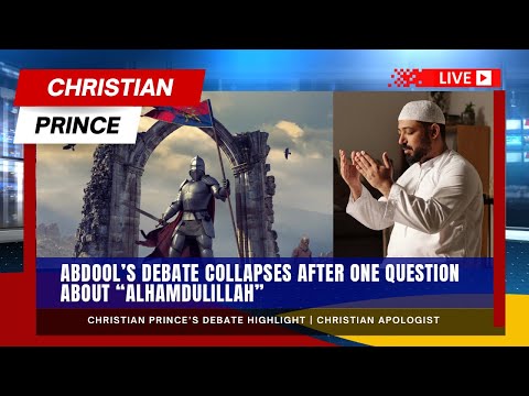 Abdool Came Ready to Debate Christian Prince, But Got Stuck on “Alhamdulillah”!