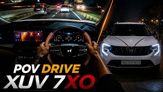 Mahindra XUV 7XO POV Drive at Night 🌙 | Pure Engine Sound ASMR | DJI Action 5 Pro
