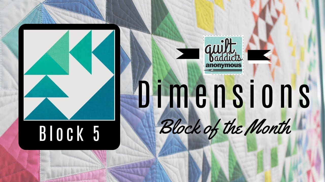 Dimensions Block of the Month - Block 5 video tutorial