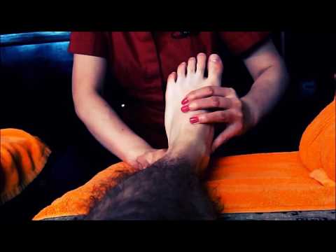 Chinese Foot Leg Massage with Relaxing Voice - ASMR video - POV
