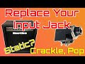 DIY Amp Input Jack Repair -- Static Cutting Out 1/4 inch Input Jack on a Guitar Amp -- Hartke B60 4K
