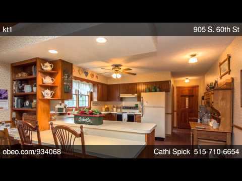 905 S 60th St, West Des Moines, IA home video tour
