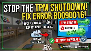 How to Fix Microsoft Office TPM Error 80090016 on Windows 10/11