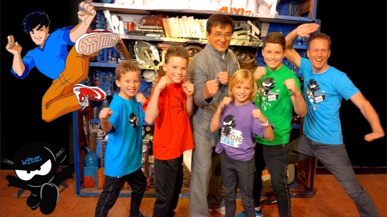 We met Jackie Chan!  NINJA KIDZ TV
