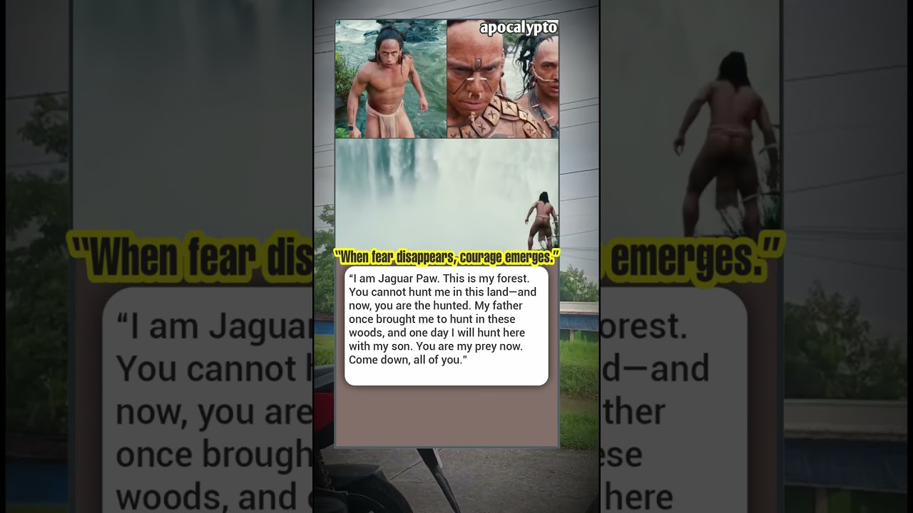 When Fear Disappears, Courage Is Born | Jaguar Paw’s Defiant Stand (Apocalypto)