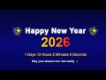 Happy New Year 2026 Project in HTML CSS &amp; JavaScript | ASMR Coding | New Year 2026 Wishing Website