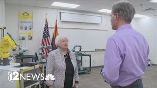 12News speaks 1-on-1 with U.S. Treasury Secretary Janet Yellen