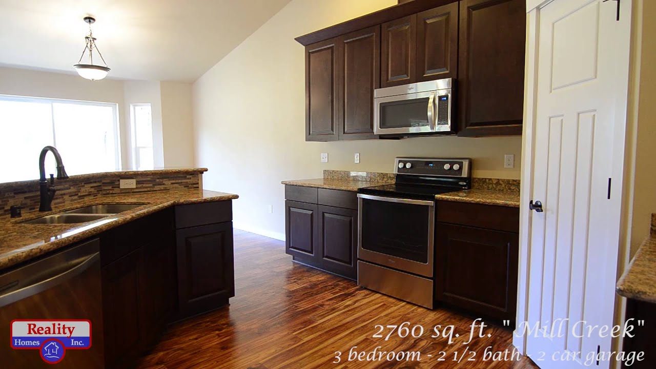 Mill Creek Custom Home Floor Plan Reality Homes YouTube