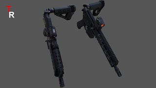 Folding Adapter Comparison - US Machine Gun vs SB Tactical
