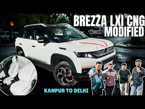 Brezza lxi cng modification with price✅ maruti suzuki Brezza accessories ✅brezza lxi to zxi modified