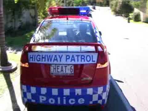 QUEENSLAND RED HIGHWAY PATROL CAR - AUSTRALIA - YouTube