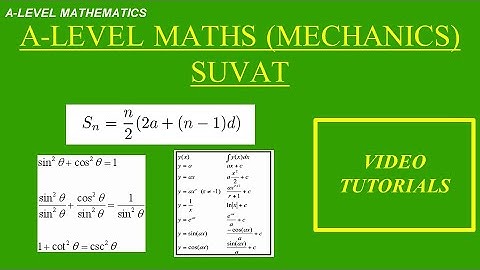 A-Level Maths (Mechanics) SUVAT