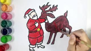 Çocuklar için  Noel Baba boyama ve çizim screenshot 5
