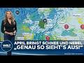 WETTER: Schnee-Peitsche und heftiger Nebel! April startet wechselhaft in Deutschland