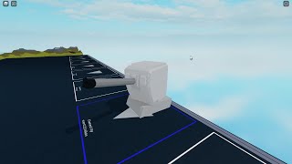 Plane Crazy Destroyer Turret Showcase (Shell eject/Reload and firing) [Roblox]