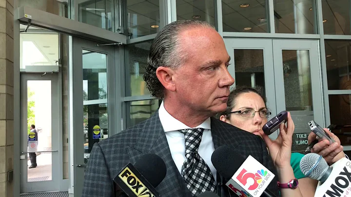 Attorney Travis Noble reacts to charges against La...