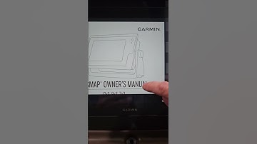 How to access Garmin owners manual