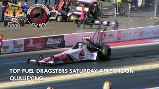 #NHRAFinals 2023 PART 16 - TOP FUEL DRAGSTER SATURDAY AFTERNOON QUALIFYING HIGHLIGHTS