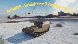 FV3805 - British tier 9 Artillery tank - World of Tanks