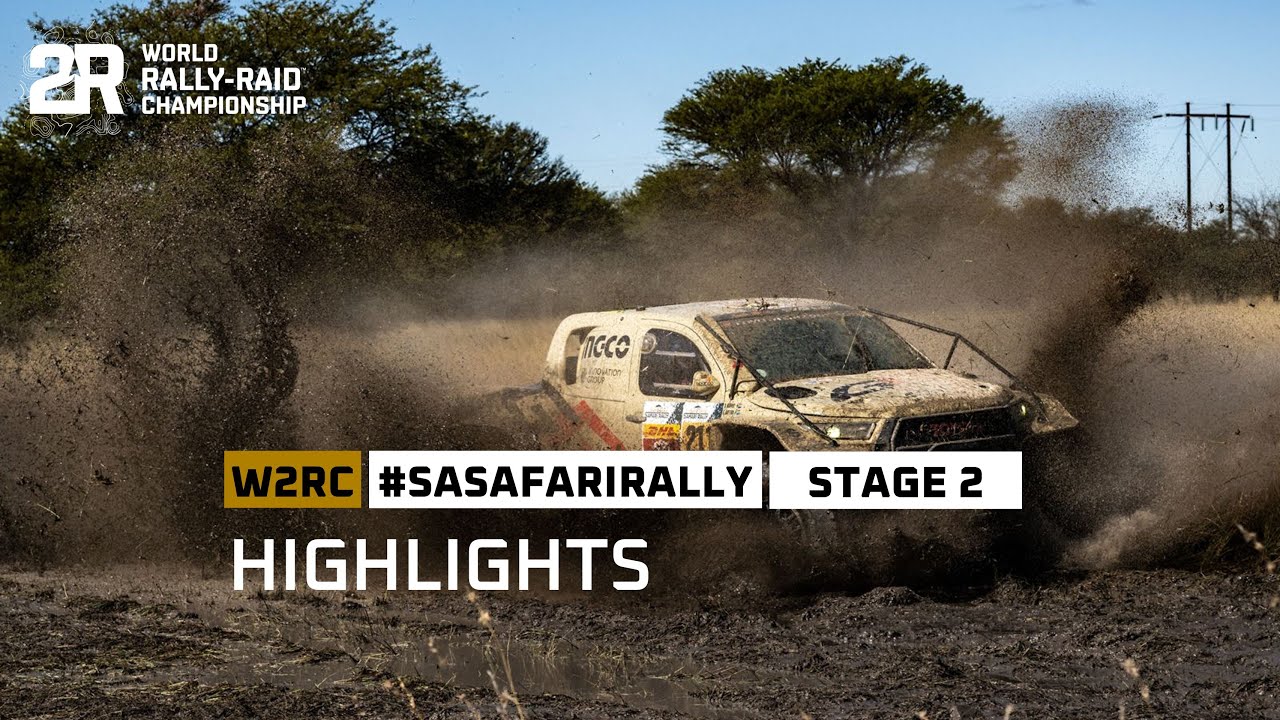 Highlights - Stage 2- South African Safari Rally 2025 #W2RC