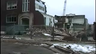 Watertown, Wi - Watertown High School Demolition - January 9, 2000