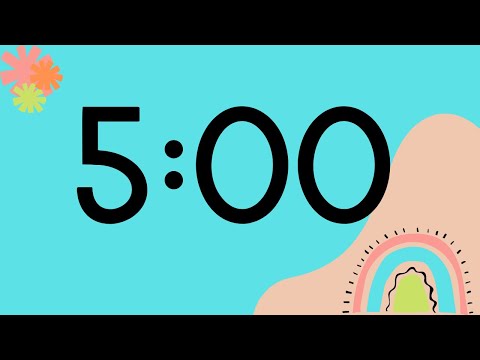 5 Minute Timer - Rainbow