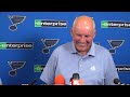 Doug Armstrong on start of training camp