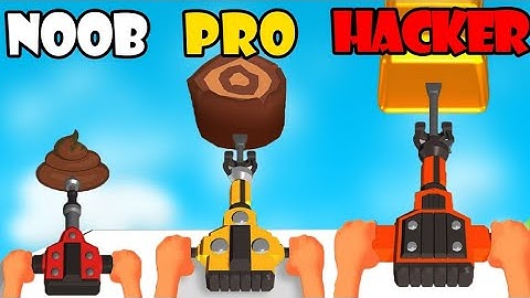 NOOB vs PRO vs HACKER - Spiral Drill Run | Gameplay Walkthrough (Android,iOS)